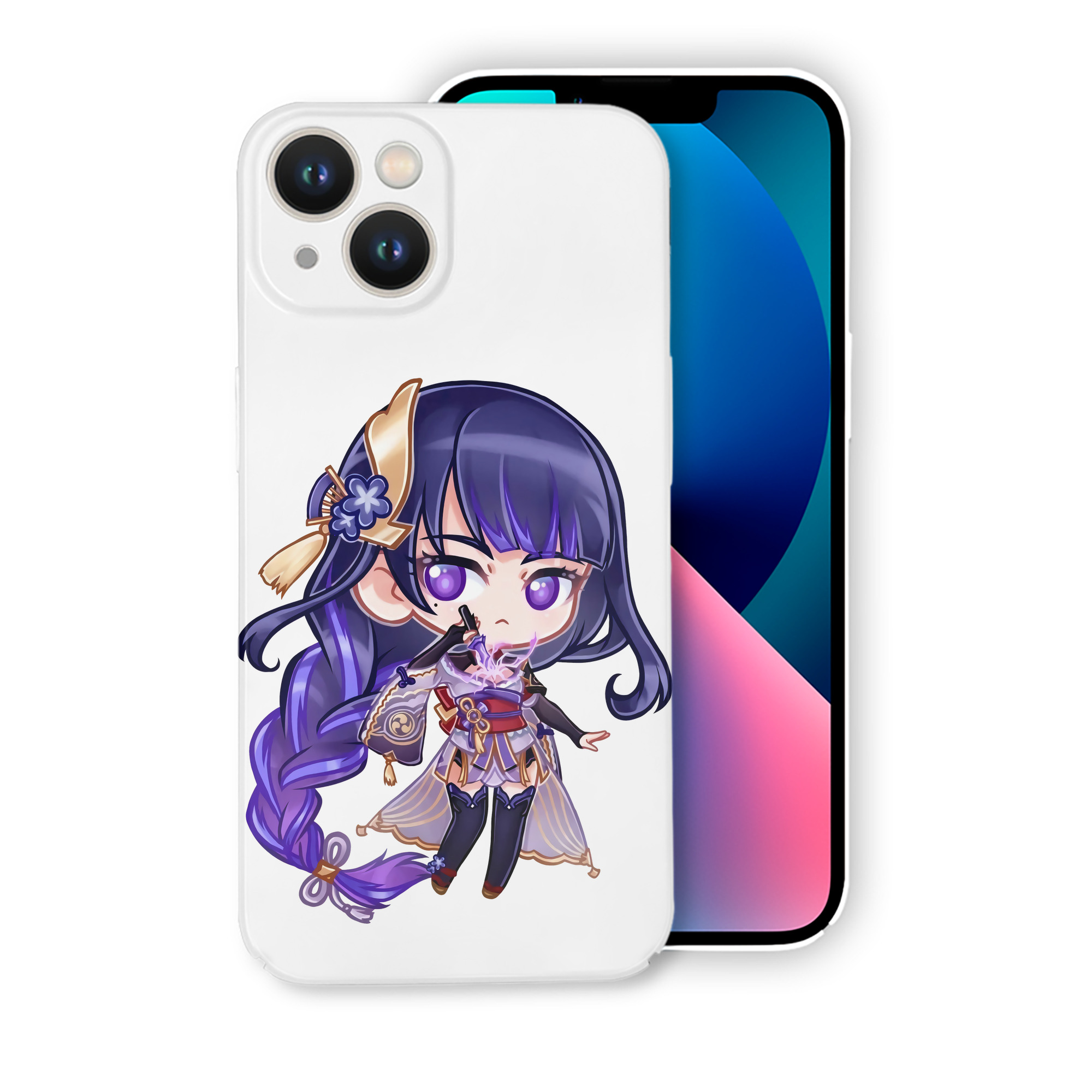 げんし神 雷電将軍 らいでんしょうぐん genshin Raiden Shogun 【iPhone 14シリーズ対応】ハードケース